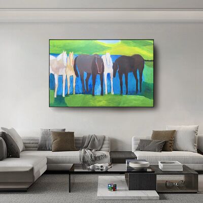 Rich and vibrant colors Printed Oil Painting Animal Art for Home Wall Decor