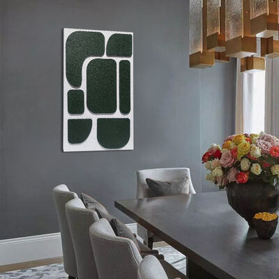 Modern Luxury Hand Painted Oil Painting with 3D Frosted Thick Texture Landscape Canvas Wall Art Customized Size