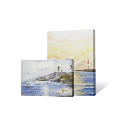 Customizable Size Modern Textured Canvas Handmade Abstract Landscape Hand Painted Oil Painting