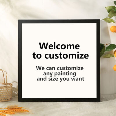 Modern Abstract Hand Painted Oil Painting on Canvas Wall Art with Customizable Size Landscape Design