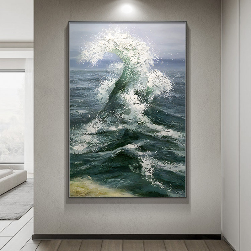 Original Custom Hand Painted Oil Painting On Canvas Artwork For Home Decor